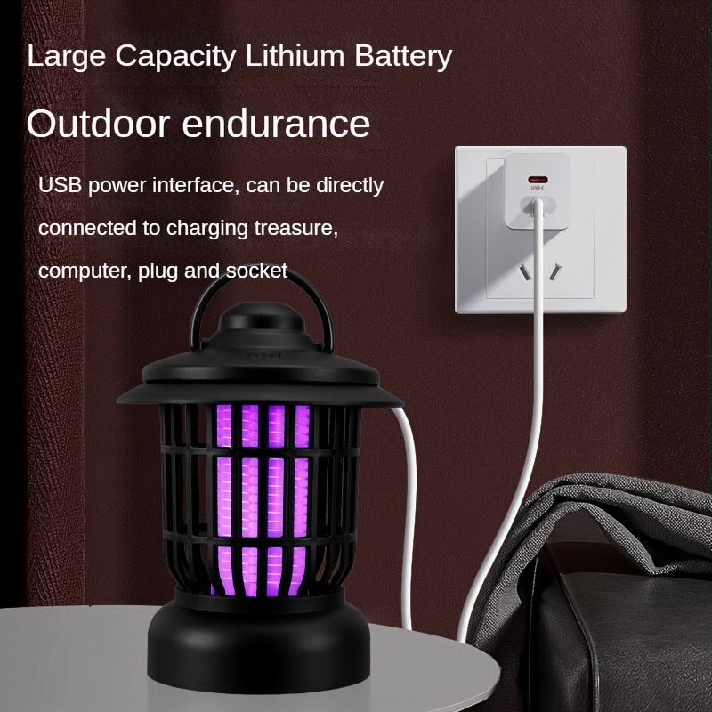 new mosquito lamp mosquito killer two in one usb power supply built in battery wide range light wave mosquito attraction continuous discharge efficient mosquito killing for home outdoor etc details 9