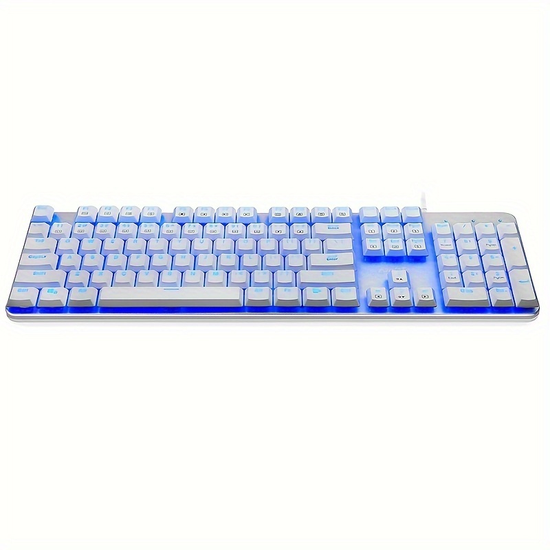 kg051 led backlit mechanical game keyboard 104 keys usb gaming keyboard for pc details 1