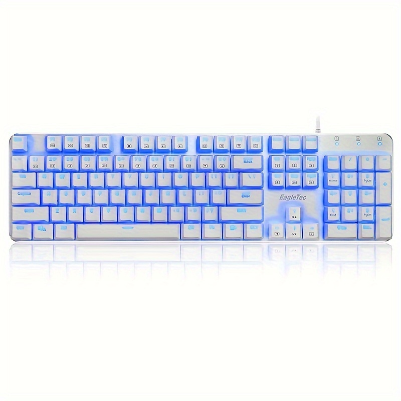 kg051 led backlit mechanical game keyboard 104 keys usb gaming keyboard for pc details 2