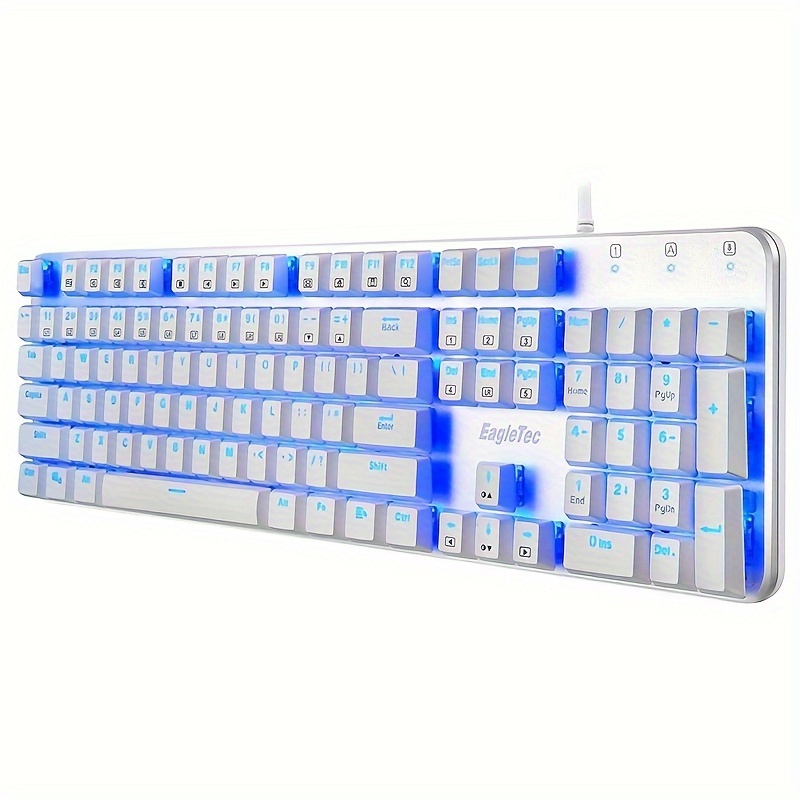 kg051 led backlit mechanical game keyboard 104 keys usb gaming keyboard for pc details 3