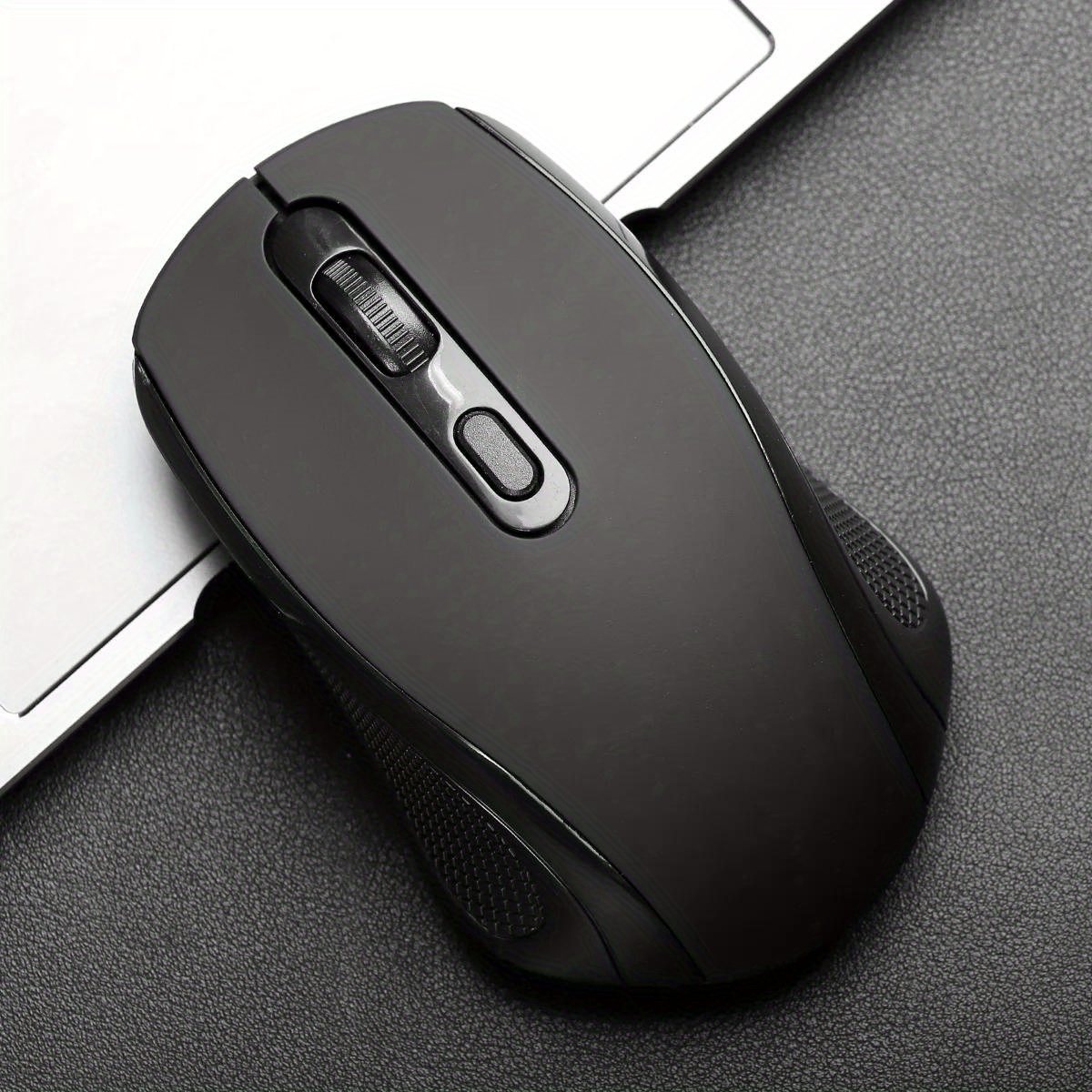 ergonomic 2 4g wireless mouse streamlined body design plug and play stability with low latency portable for laptop plastic material wireless functionality no battery included details 9