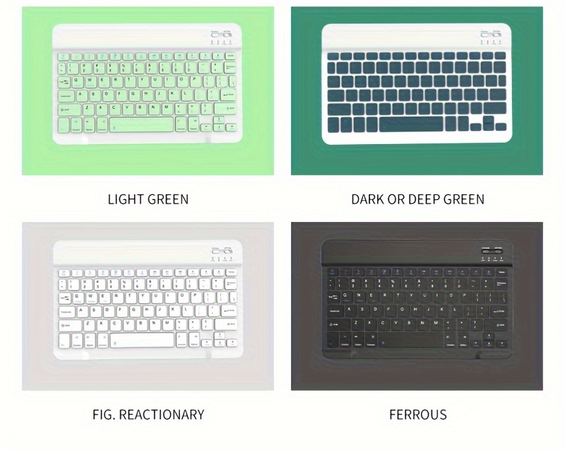 wireless keyboard for tablets multi device compatibility rechargeable battery right handed use auto sleep mode details 4