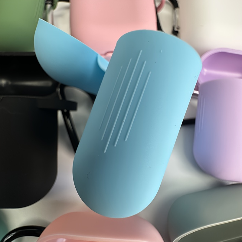 stylish silicone wireless earphone case with anti lost metal buckle perfect for 1 2 3 pro pro 2 details 3