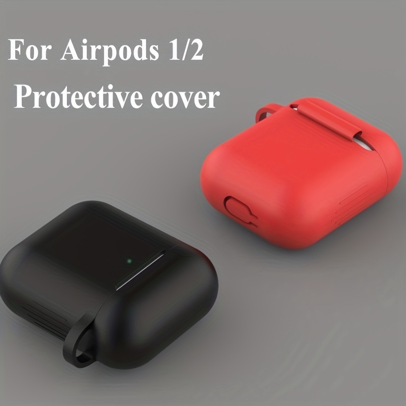 stylish silicone wireless earphone case with anti lost metal buckle perfect for 1 2 3 pro pro 2 details 6