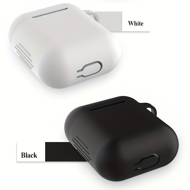 stylish silicone wireless earphone case with anti lost metal buckle perfect for 1 2 3 pro pro 2 details 9
